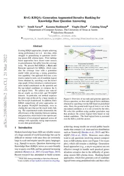 RnG-KBQA: Generation Augmented Iterative Ranking for Knowledge Base
  Question Answering