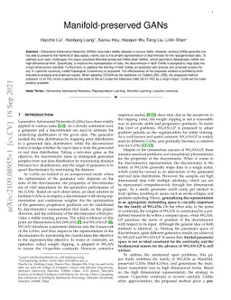 Manifold-preserved GANs