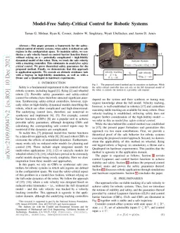 Model-Free Safety-Critical Control for Robotic Systems