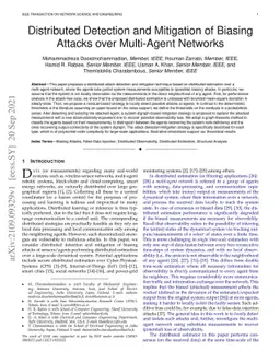 Distributed Detection and Mitigation of Biasing Attacks over Multi-Agent
  Networks