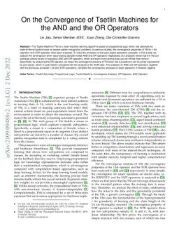 On the Convergence of Tsetlin Machines for the AND and the OR Operators