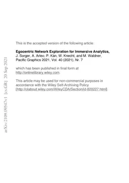 Egocentric Network Exploration for Immersive Analytics
