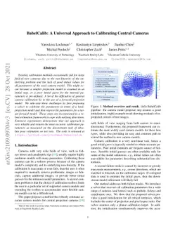 BabelCalib: A Universal Approach to Calibrating Central Cameras