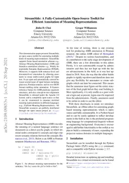 StreamSide: A Fully-Customizable Open-Source Toolkit for Efficient
  Annotation of Meaning Representations