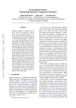 It's not Rocket Science : Interpreting Figurative Language in Narratives