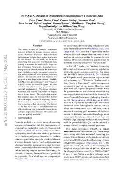 FinQA: A Dataset of Numerical Reasoning over Financial Data