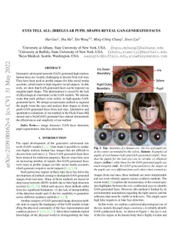 Eyes Tell All: Irregular Pupil Shapes Reveal GAN-generated Faces