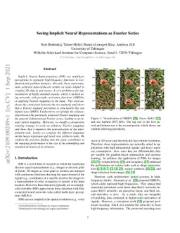 Seeing Implicit Neural Representations as Fourier Series