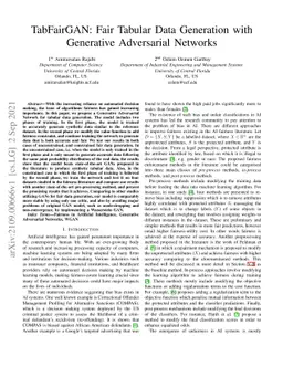 TabFairGAN: Fair Tabular Data Generation with Generative Adversarial
  Networks