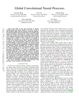 Global Convolutional Neural Processes