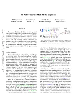 4D-Net for Learned Multi-Modal Alignment