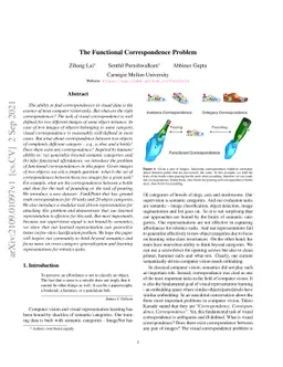 The Functional Correspondence Problem