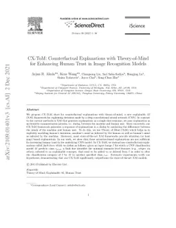 CX-ToM: Counterfactual Explanations with Theory-of-Mind for Enhancing
  Human Trust in Image Recognition Models