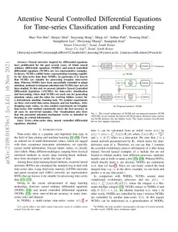Attentive Neural Controlled Differential Equations for Time-series
  Classification and Forecasting