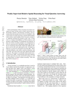 Weakly Supervised Relative Spatial Reasoning for Visual Question
  Answering