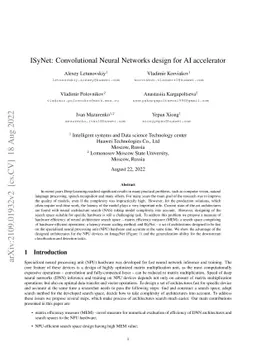 ISyNet: Convolutional Neural Networks design for AI accelerator
