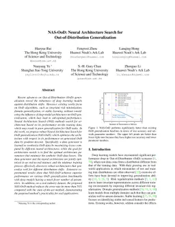 NAS-OoD: Neural Architecture Search for Out-of-Distribution
  Generalization