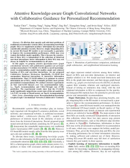 Attentive Knowledge-aware Graph Convolutional Networks with
  Collaborative Guidance for Personalized Recommendation