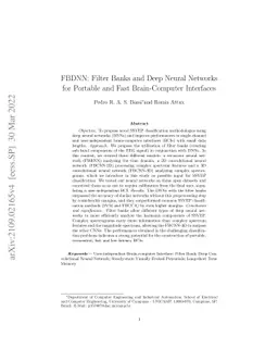 FBDNN: Filter Banks and Deep Neural Networks for Portable and Fast
  Brain-Computer Interfaces