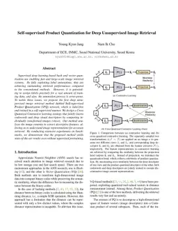 Self-supervised Product Quantization for Deep Unsupervised Image
  Retrieval
