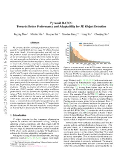 Pyramid R-CNN: Towards Better Performance and Adaptability for 3D Object
  Detection