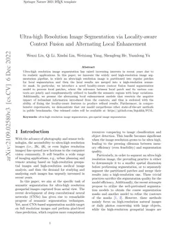 Ultra-high Resolution Image Segmentation via Locality-aware Context
  Fusion and Alternating Local Enhancement