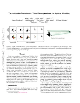 The Animation Transformer: Visual Correspondence via Segment Matching