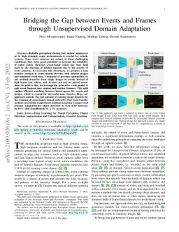 Bridging the Gap between Events and Frames through Unsupervised Domain
  Adaptation