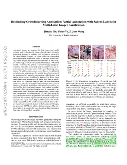 Rethinking Crowdsourcing Annotation: Partial Annotation with Salient
  Labels for Multi-Label Image Classification