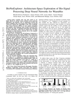 BioNetExplorer: Architecture-Space Exploration of Bio-Signal Processing
  Deep Neural Networks for Wearables