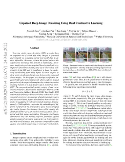 Unpaired Deep Image Deraining Using Dual Contrastive Learning