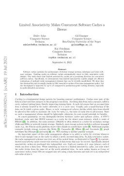 Limited Associativity Makes Concurrent Software Caches a Breeze