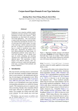 Corpus-based Open-Domain Event Type Induction