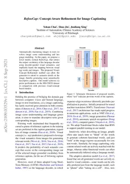 RefineCap: Concept-Aware Refinement for Image Captioning