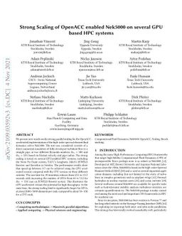 Strong Scaling of OpenACC enabled Nek5000 on several GPU based HPC
  systems