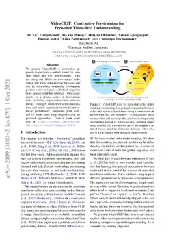 VideoCLIP: Contrastive Pre-training for Zero-shot Video-Text
  Understanding