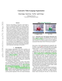 Contrastive Video-Language Segmentation