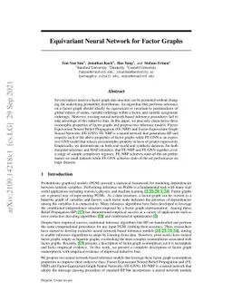 Equivariant Neural Network for Factor Graphs