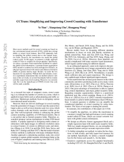 CCTrans: Simplifying and Improving Crowd Counting with Transformer