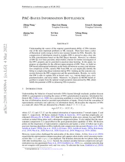 PAC-Bayes Information Bottleneck