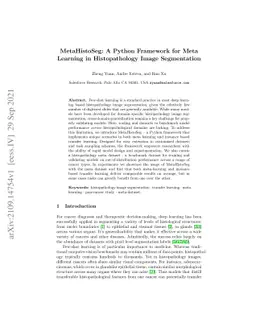 MetaHistoSeg: A Python Framework for Meta Learning in Histopathology
  Image Segmentation