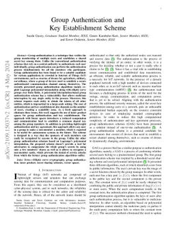 A Group Key Establishment Scheme