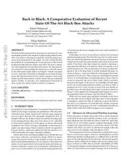 Back in Black: A Comparative Evaluation of Recent State-Of-The-Art
  Black-Box Attacks