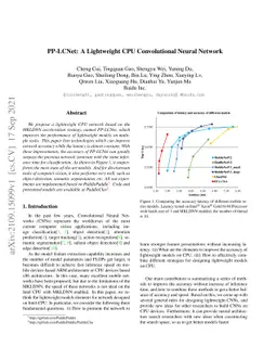PP-LCNet: A Lightweight CPU Convolutional Neural Network