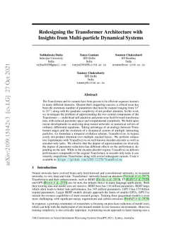 Redesigning the Transformer Architecture with Insights from
  Multi-particle Dynamical Systems