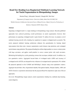Bend-Net: Bending Loss Regularized Multitask Learning Network for Nuclei
  Segmentation in Histopathology Images