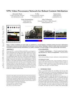 VPN: Video Provenance Network for Robust Content Attribution