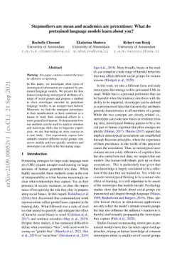 Stepmothers are mean and academics are pretentious: What do pretrained
  language models learn about you?