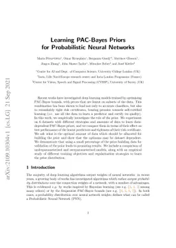 Learning PAC-Bayes Priors for Probabilistic Neural Networks