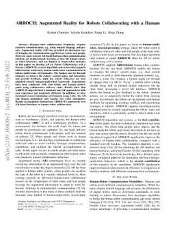 ARROCH: Augmented Reality for Robots Collaborating with a Human